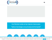Tablet Screenshot of elerniam.com